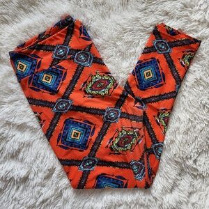 EUC LuLaRoe Tribal Leggings